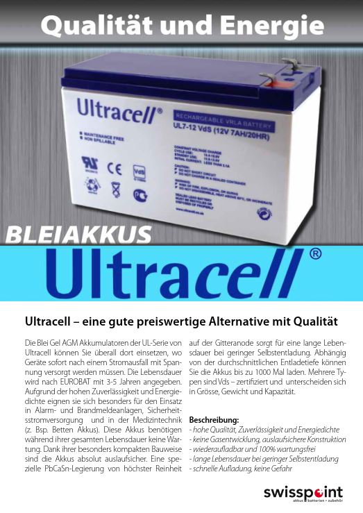 Ultracell Bleiakkus
